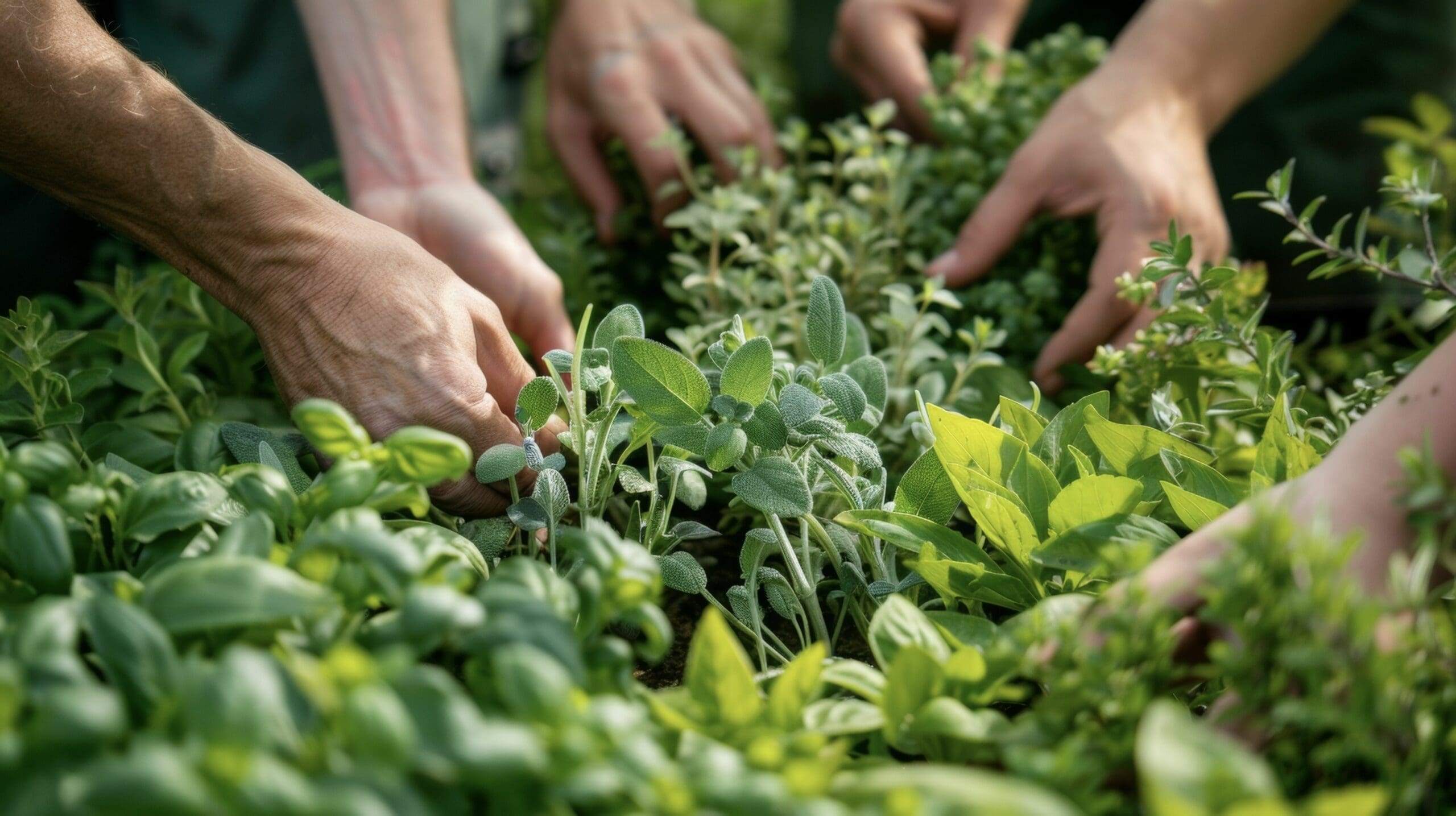 Field of herbs